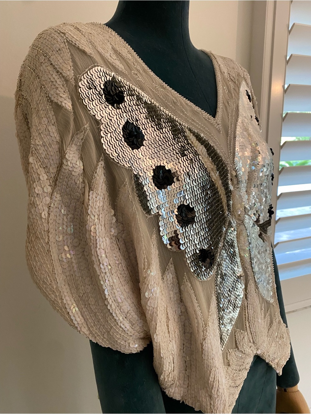 Vintage Sequin Butterfly RARE - Picture 7 of 12